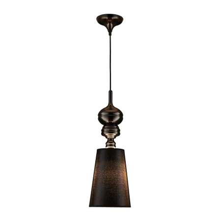 Lampa wisząca QUEEN-1 czarna 18 cm -  MP-8846-18 black - Step Into Design